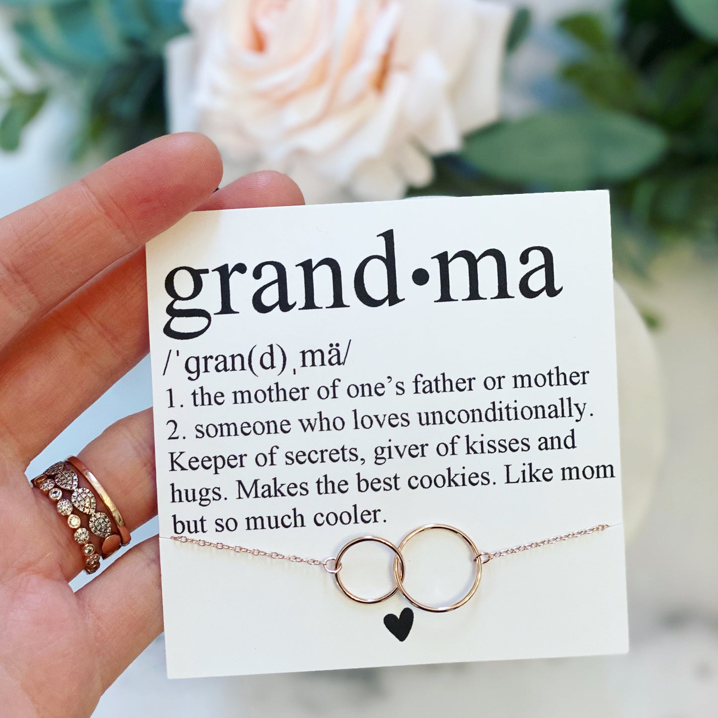 Grandma Necklace, Mothers Day Gift