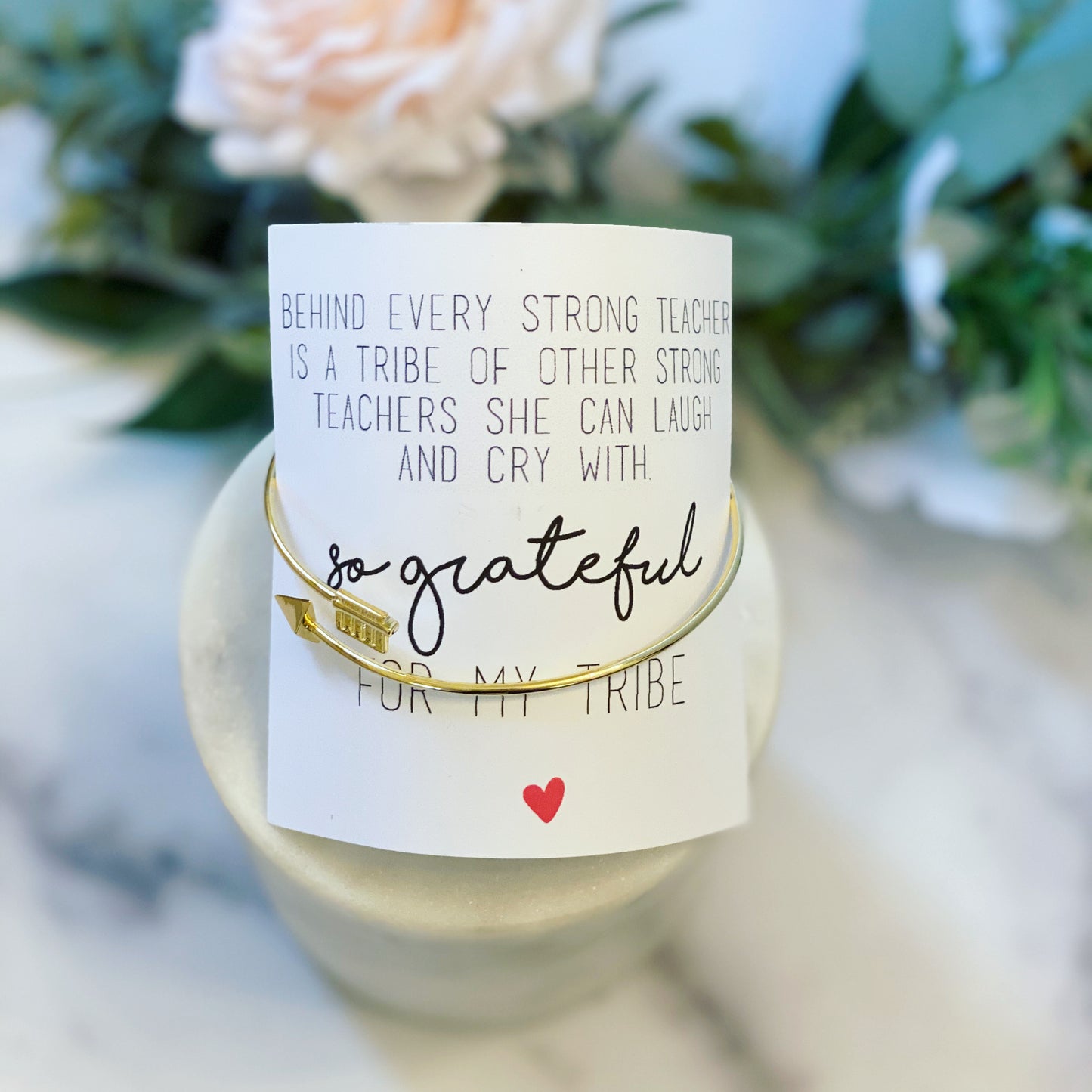 Teacher Gift! Arrow Bangle