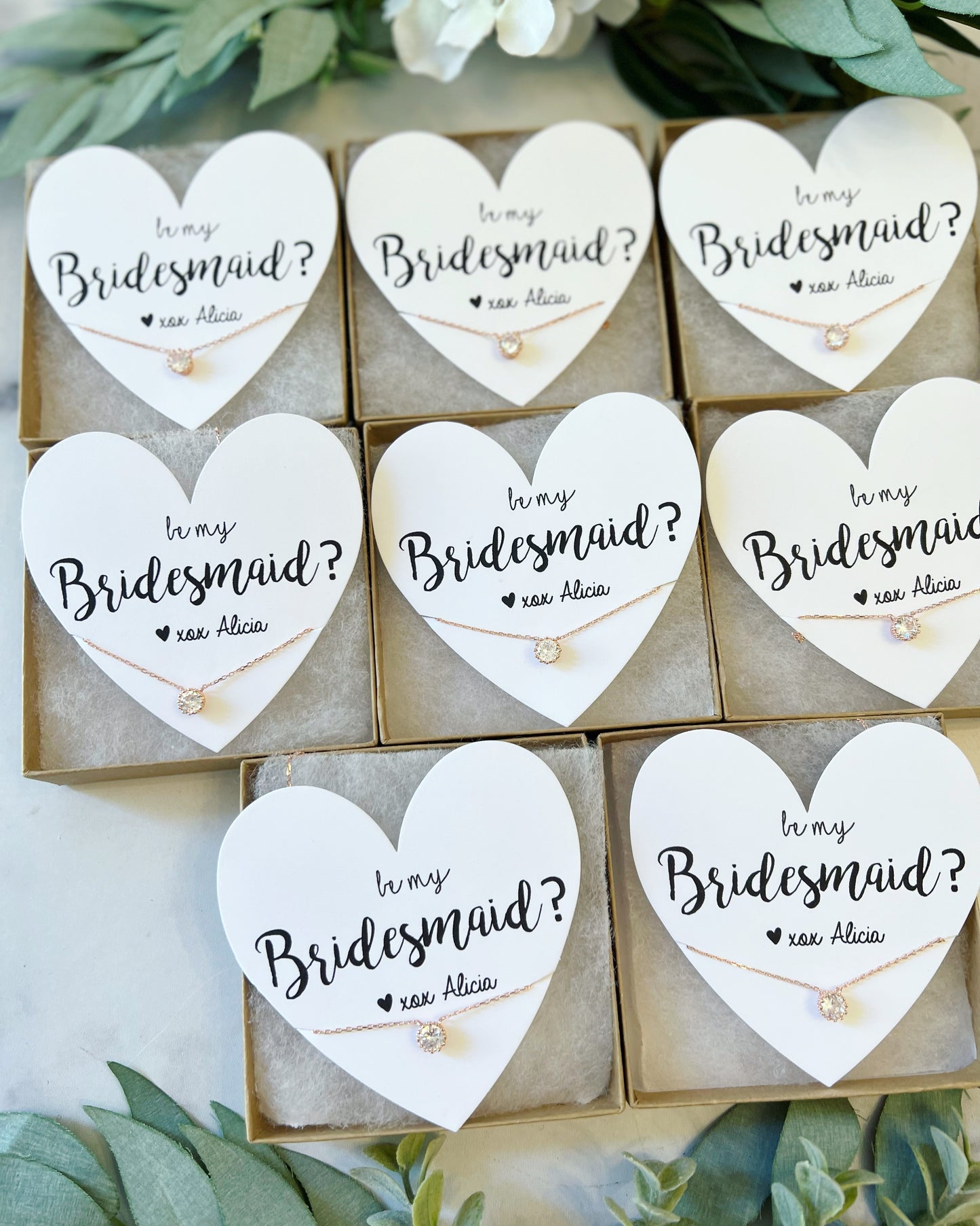 Be My Bridesmaid? Cubic Zircon Necklace