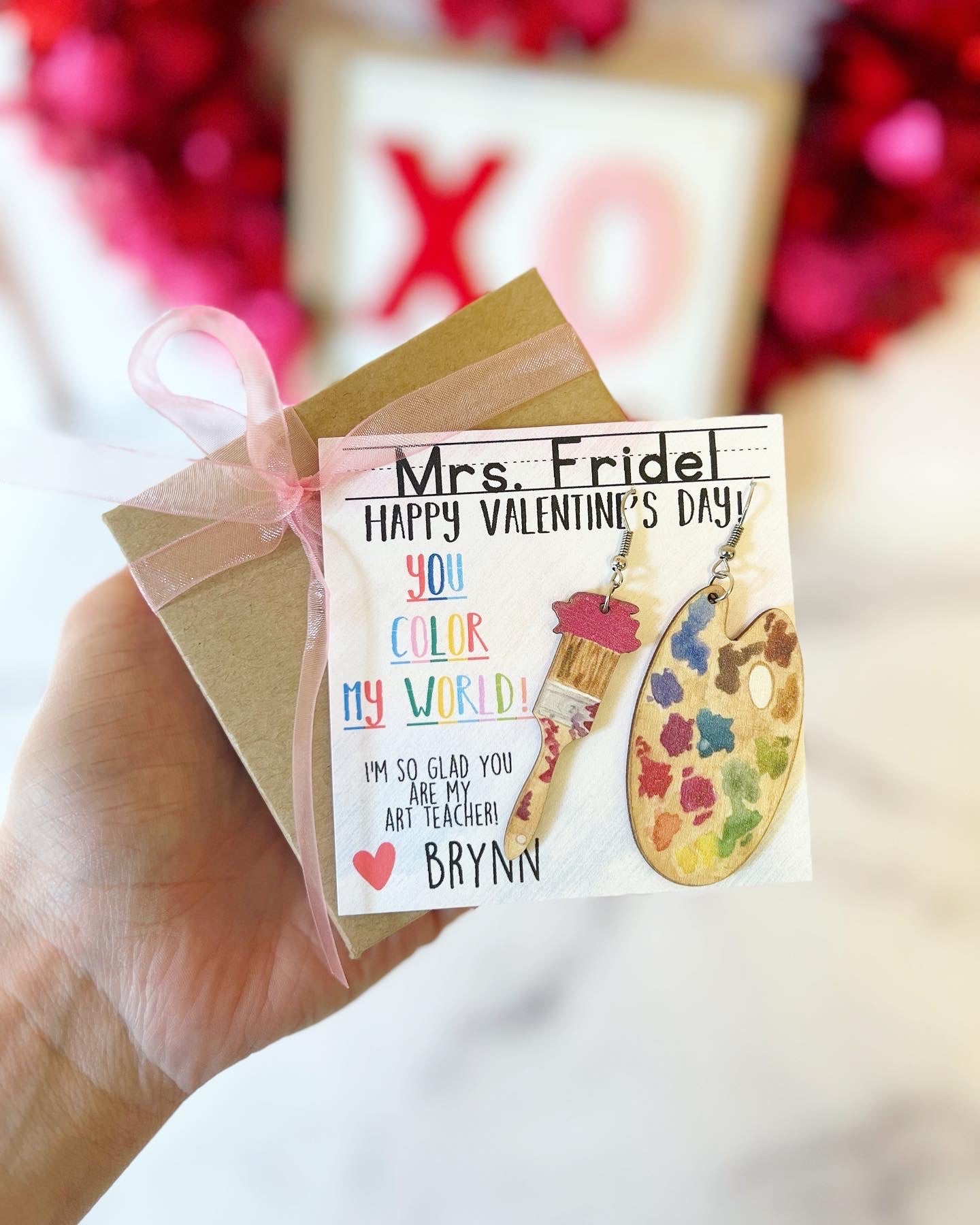 Art Teacher Gift Valentine's Day Gift