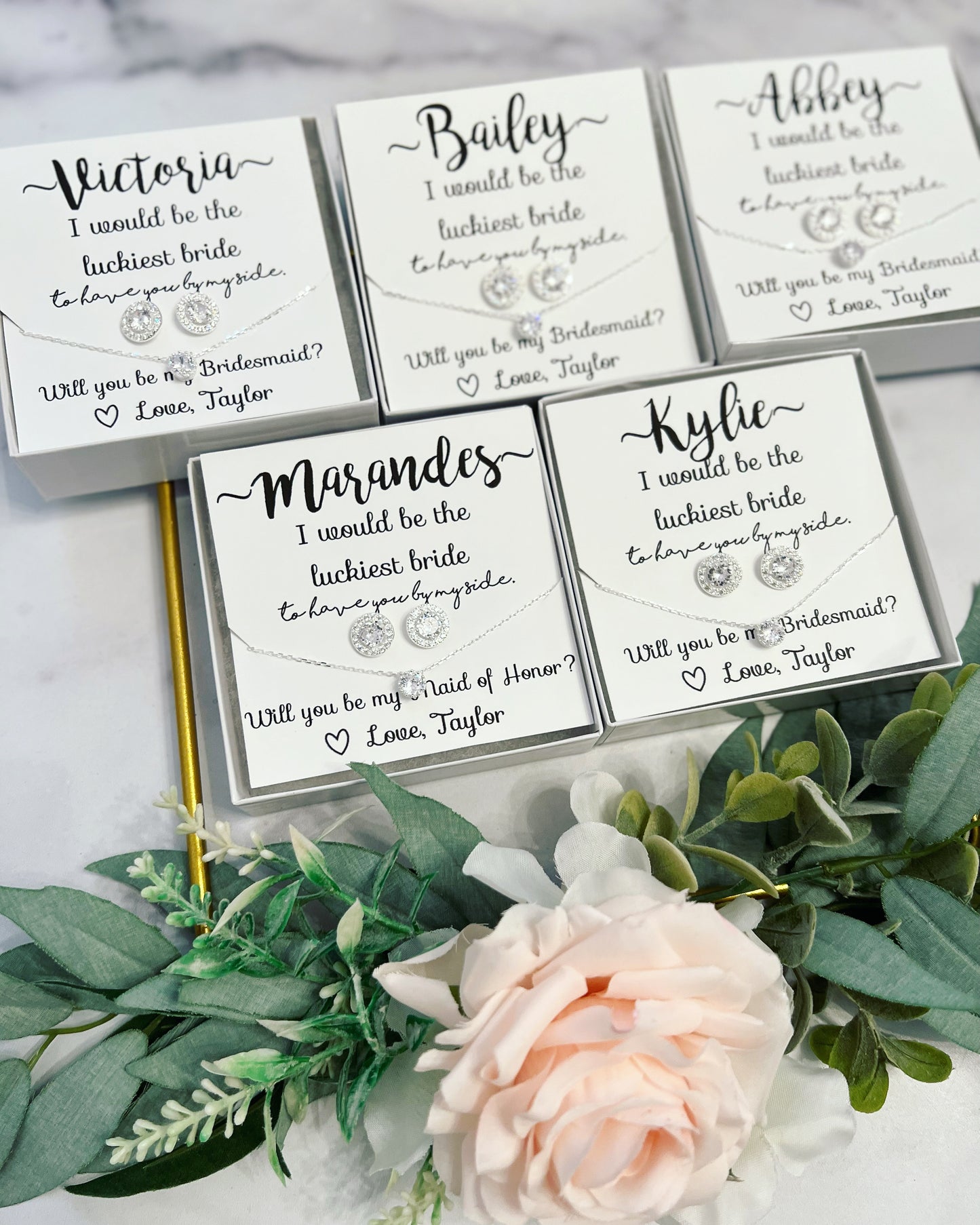 Luckiest Bride Bridal Party Gift Set