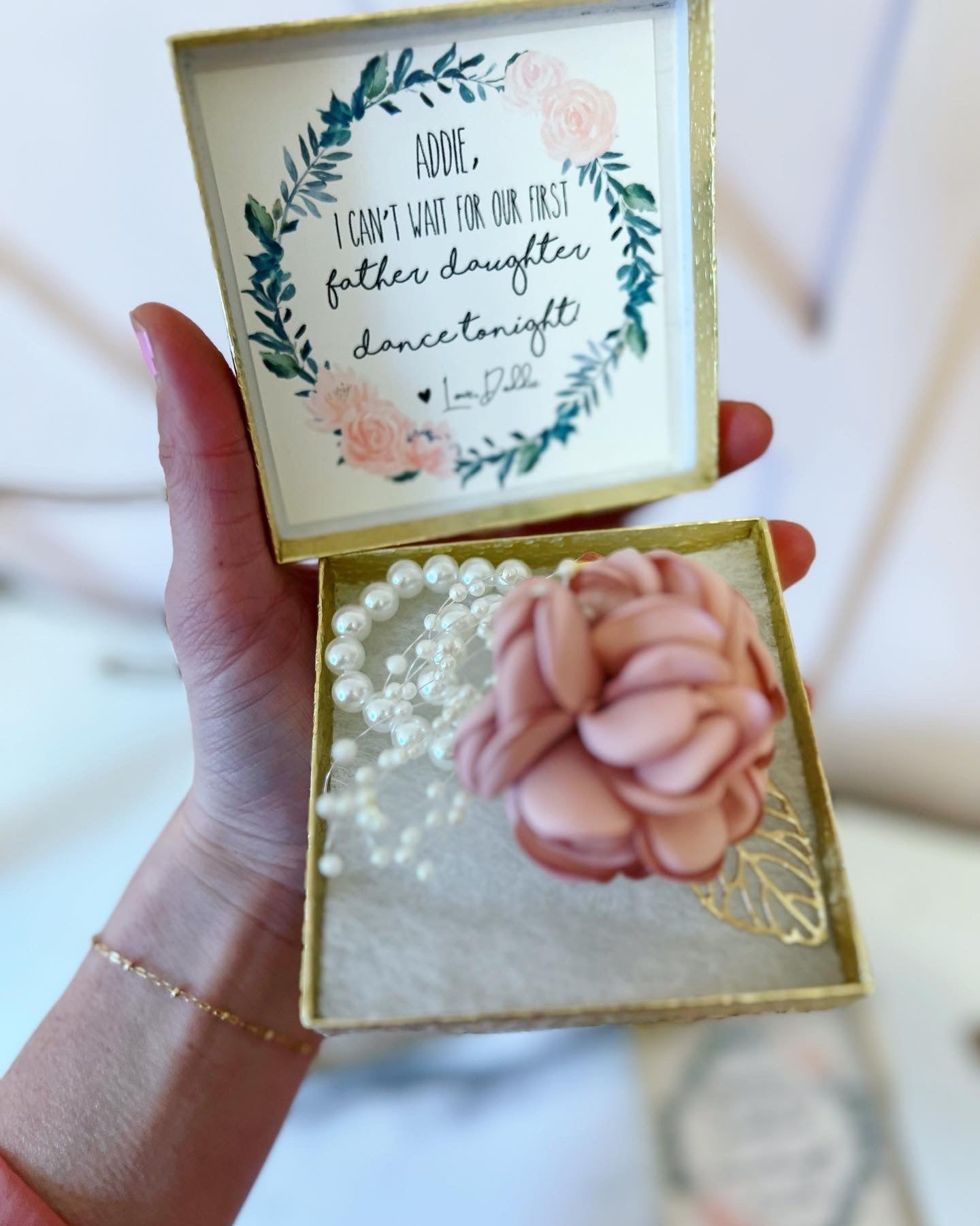 Flower Corsage for Daddy Daughter Dance