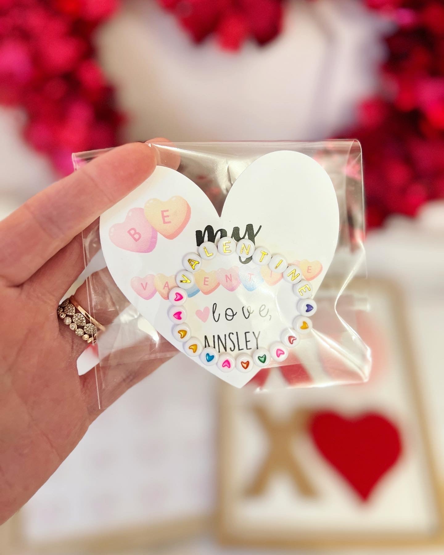 Be My Valentine Bracelet! Kid or Adult Size