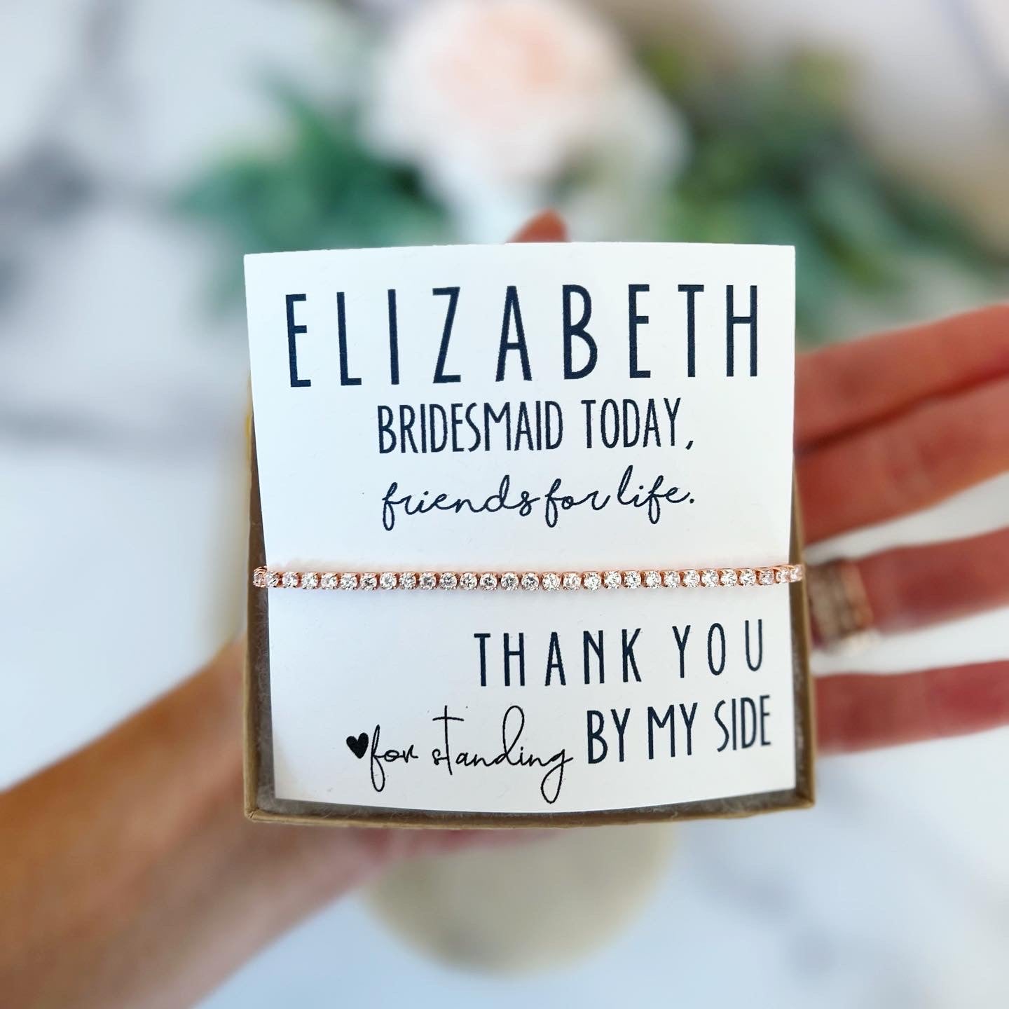 Bridesmaid Today, Friends for Life Bridal Party Bracelet