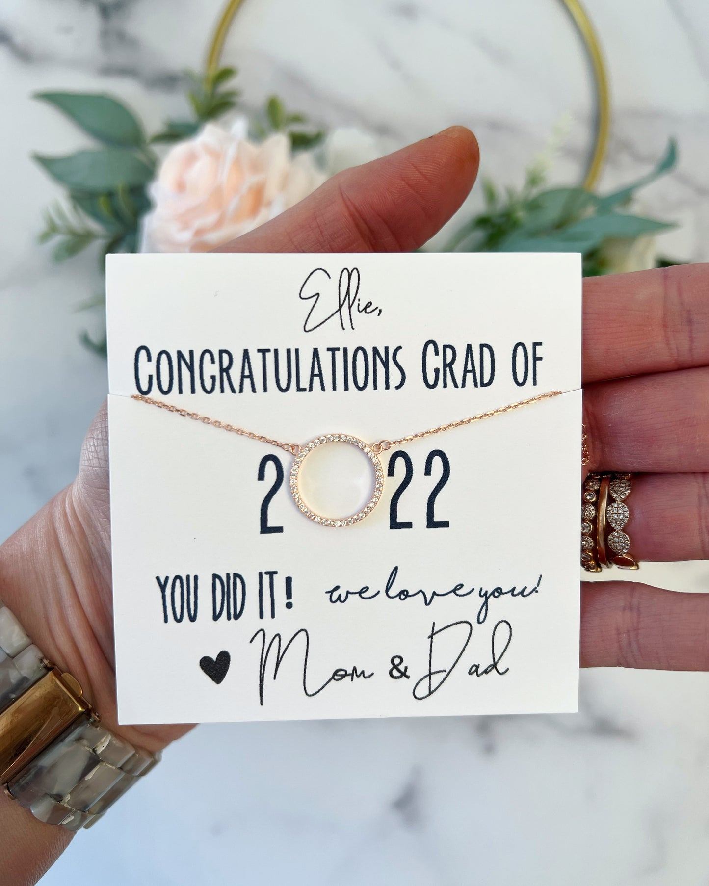 Not Sisters By Blood Bridesmaid Necklace