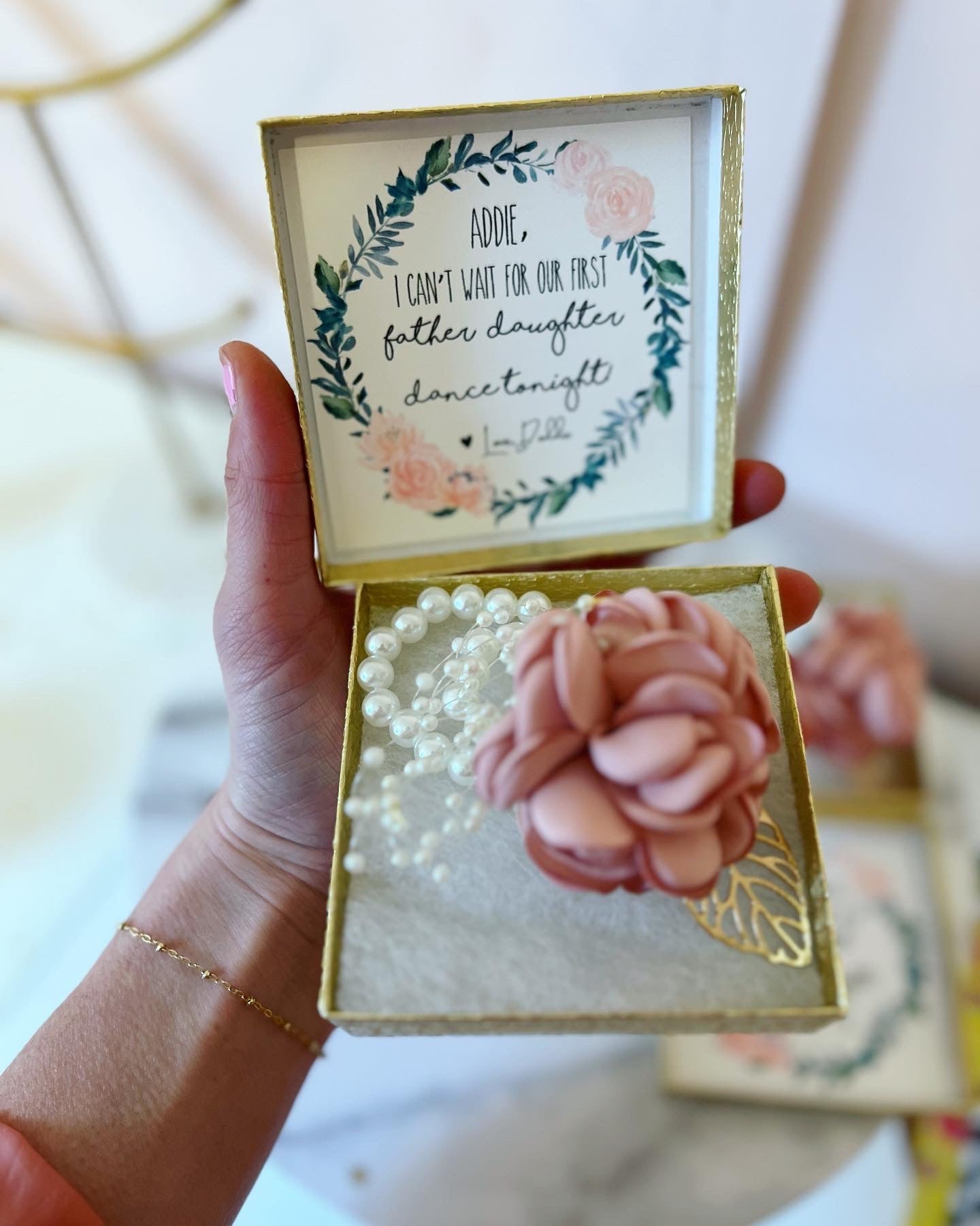 Flower Corsage for Daddy Daughter Dance