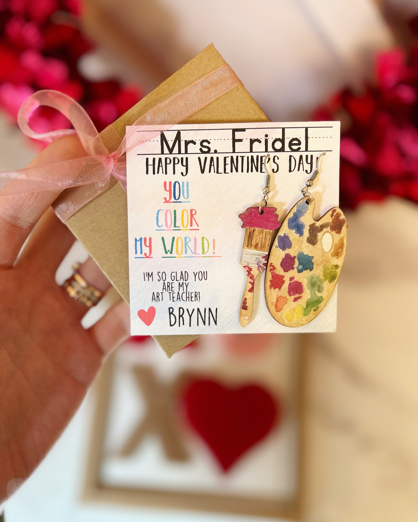 Art Teacher Gift Valentine's Day Gift