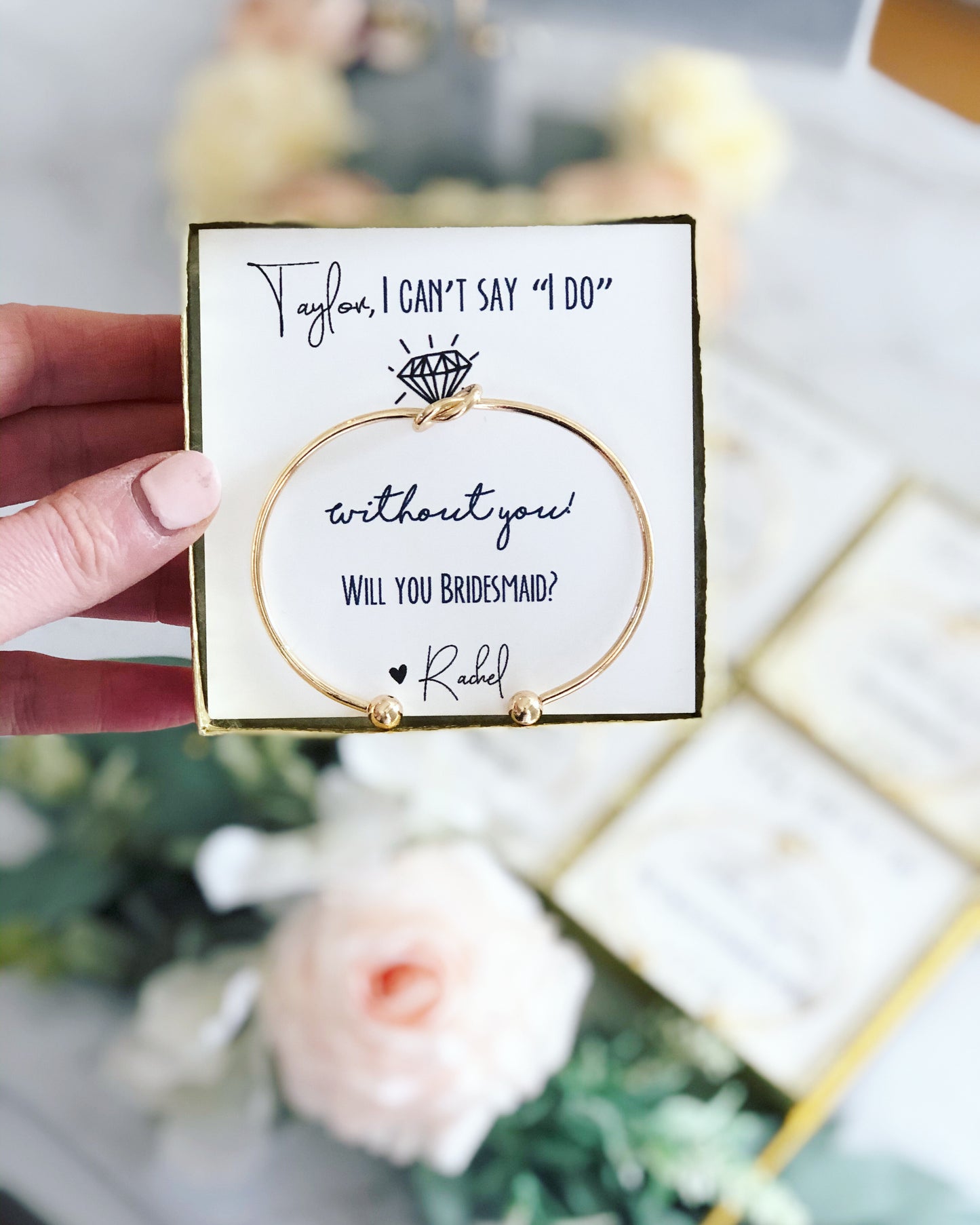 Can't Say "I Do" Without You! Knot Bangles