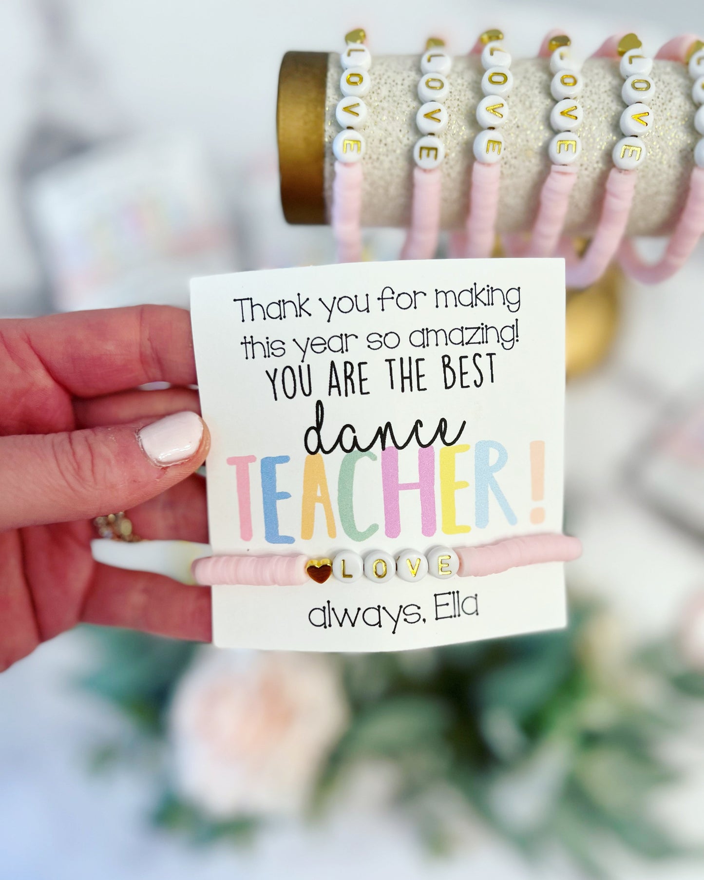 Dance Teacher End of Year Thank You Gift