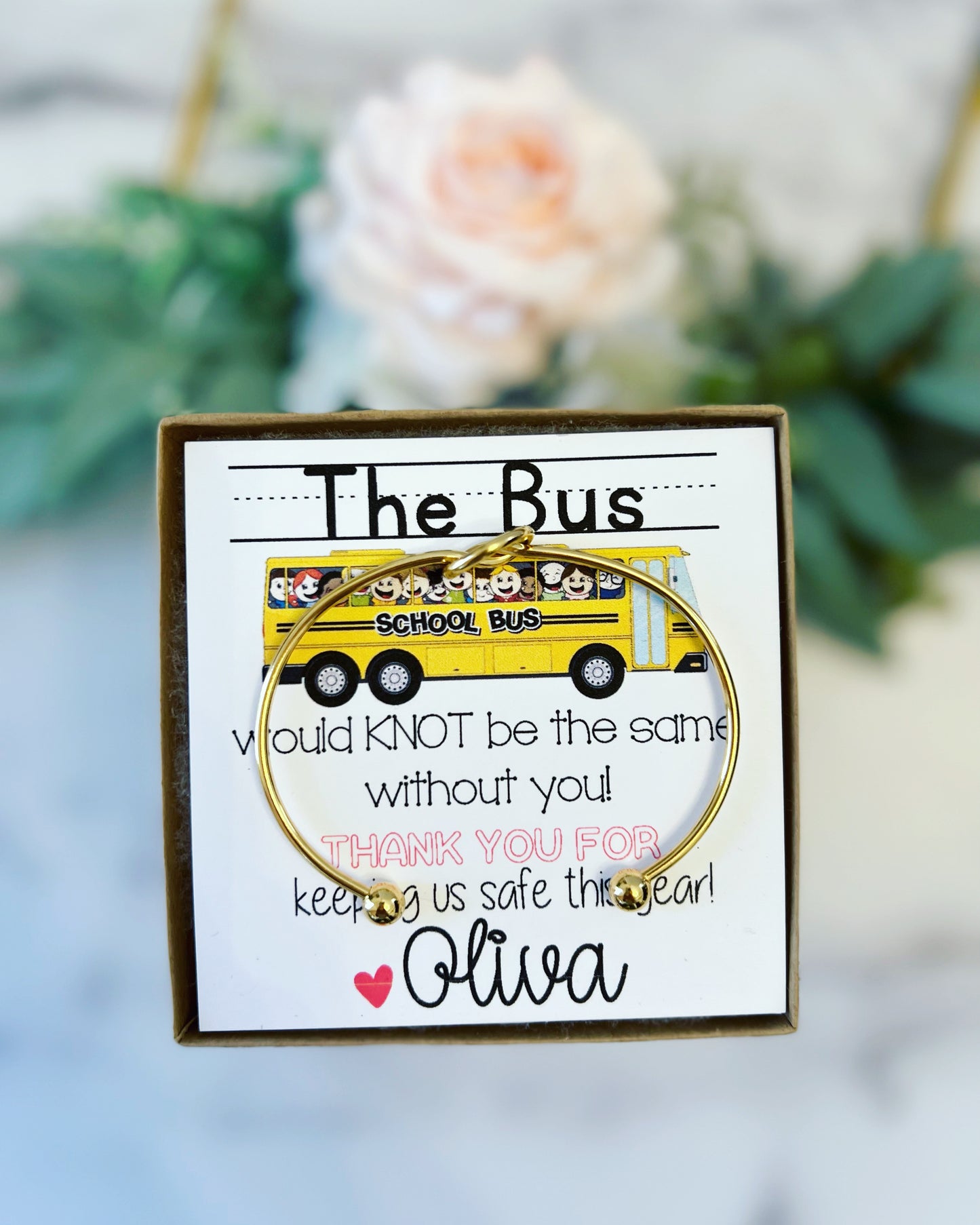 Bus Driver End of Year Thank You Gift