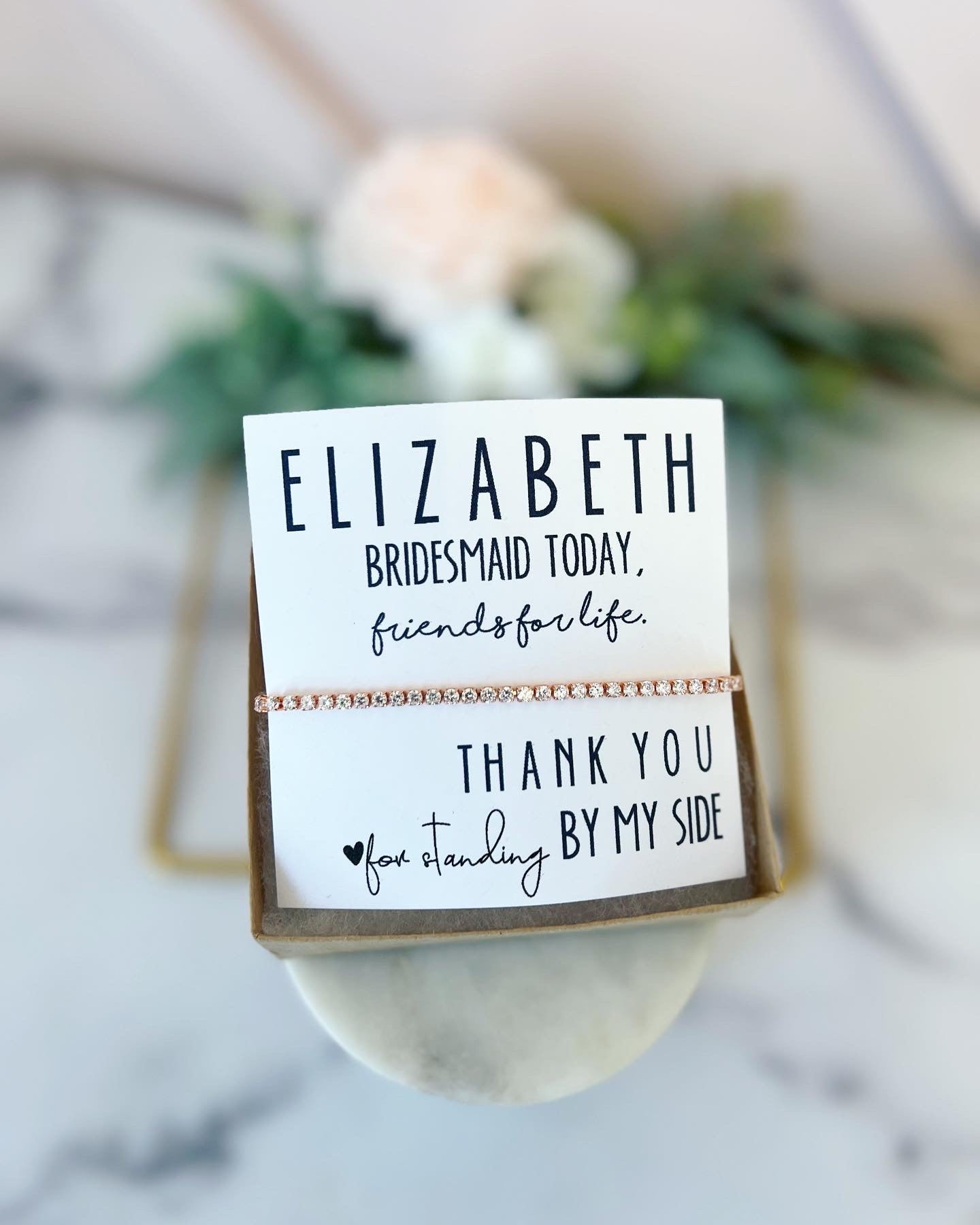 Bridesmaid Today, Friends for Life Bridal Party Bracelet