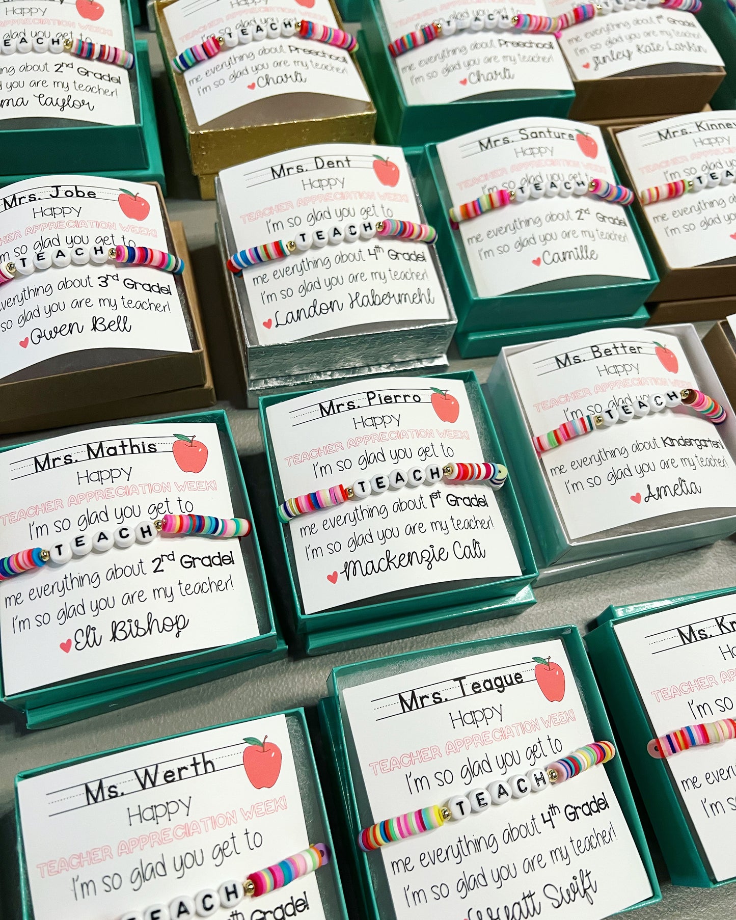 Daycare Teacher Appreciation Teach Bracelet