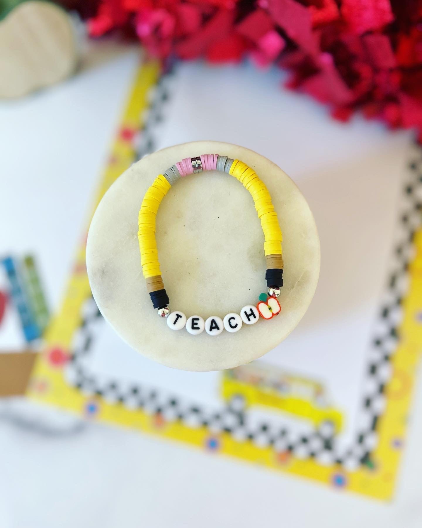 A,B,C's of Gratitude Poem & Teach Bracelet End of Year Teacher Gift