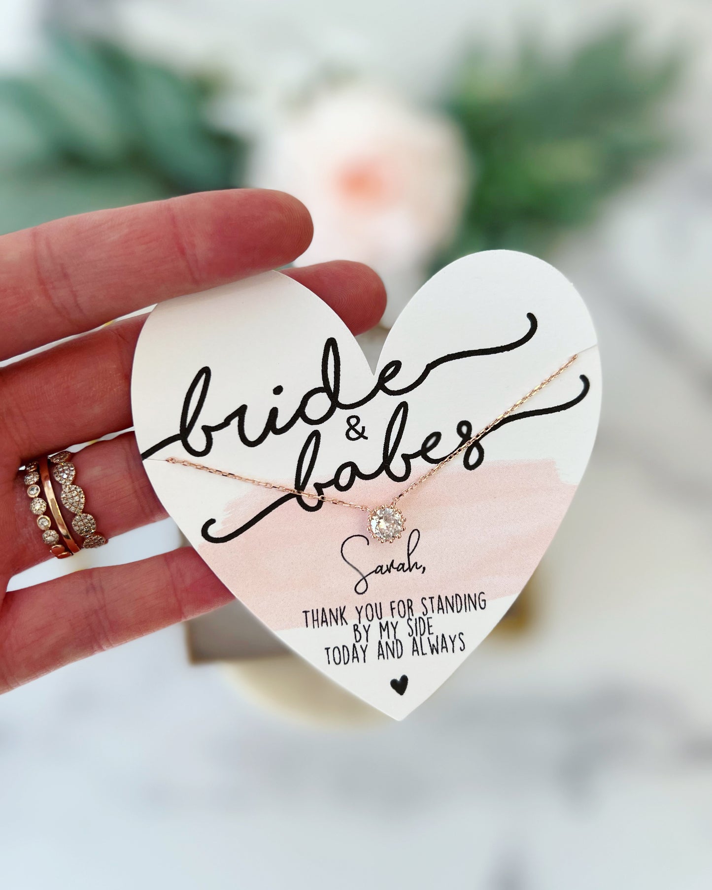 Bride & Babes Bridesmaid Necklace