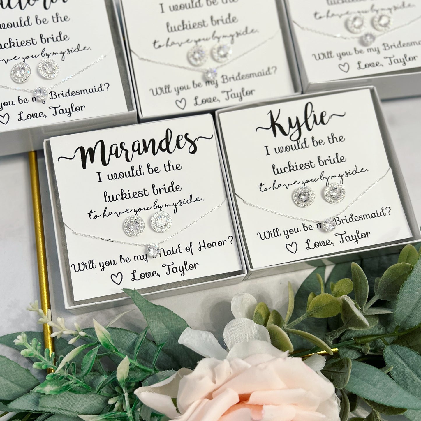 Luckiest Bride Bridal Party Gift Set