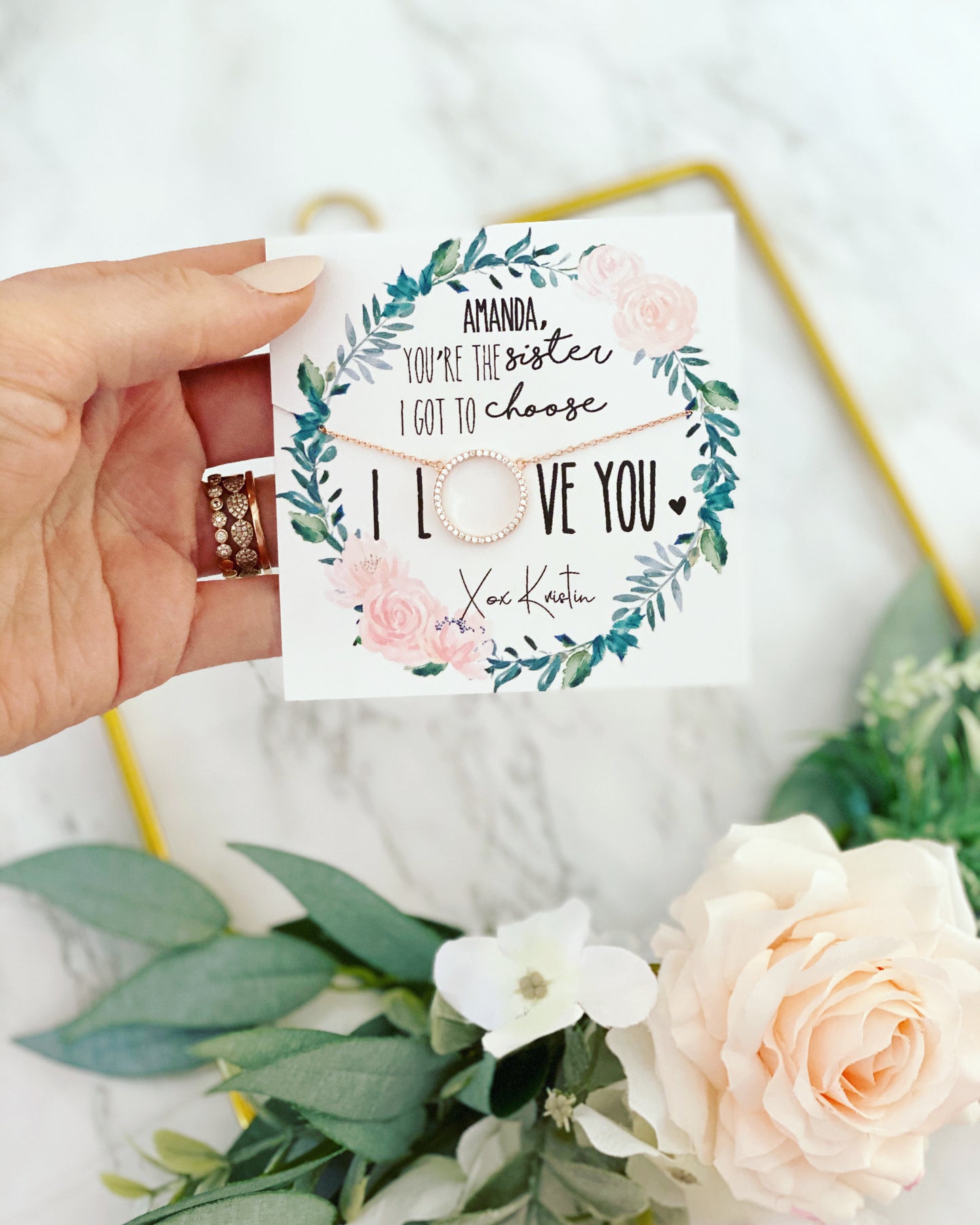 Sister I Got To Choose I Love You Necklace