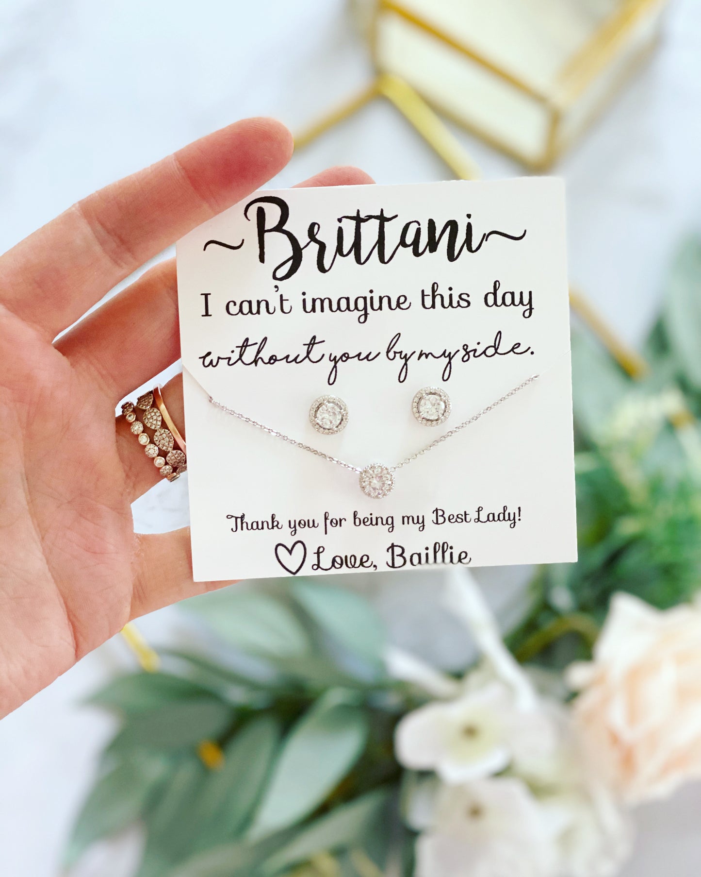I Can't Imagine This Day Without You By My Side Gift Set