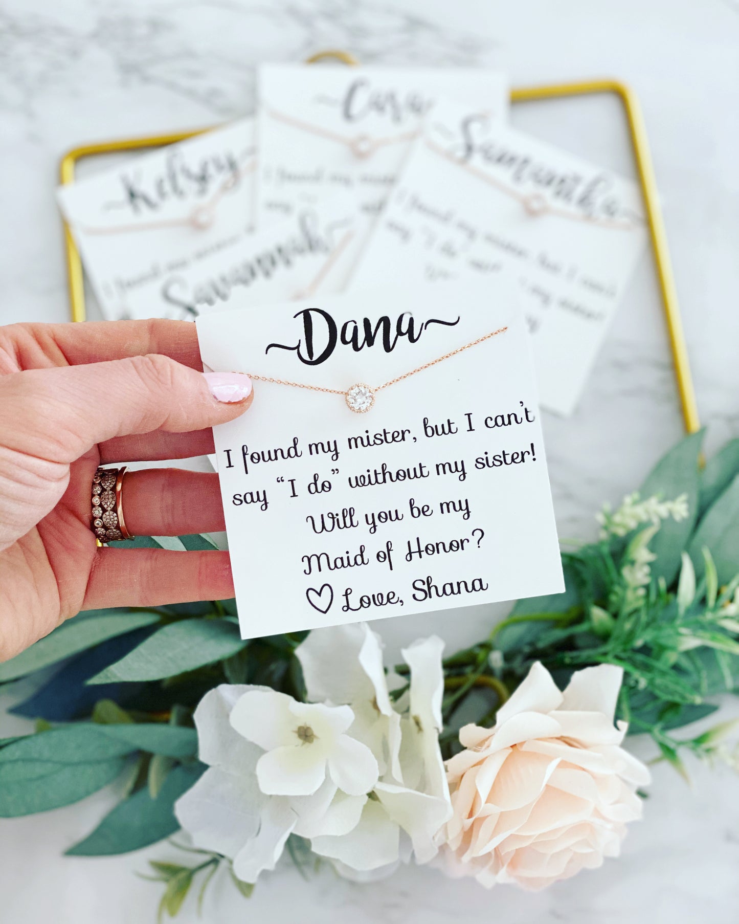 I Found My Mister, but I Need My Sister Necklace