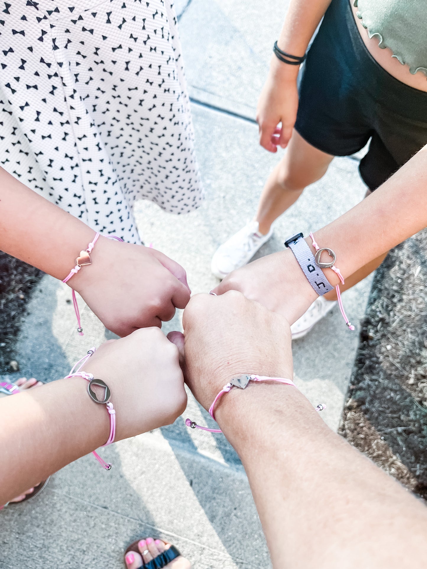 First Day of School! Mommy and Me Adjustable Bracelets, includes card, box & ribbon too!