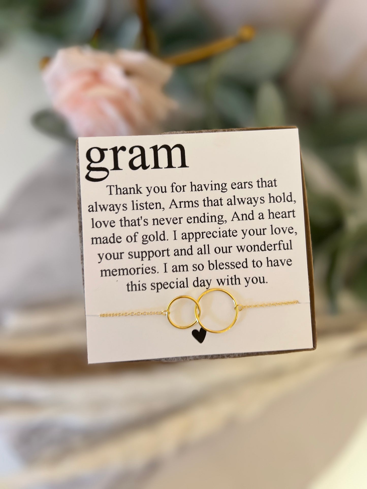 Wedding day gift for Grandma!