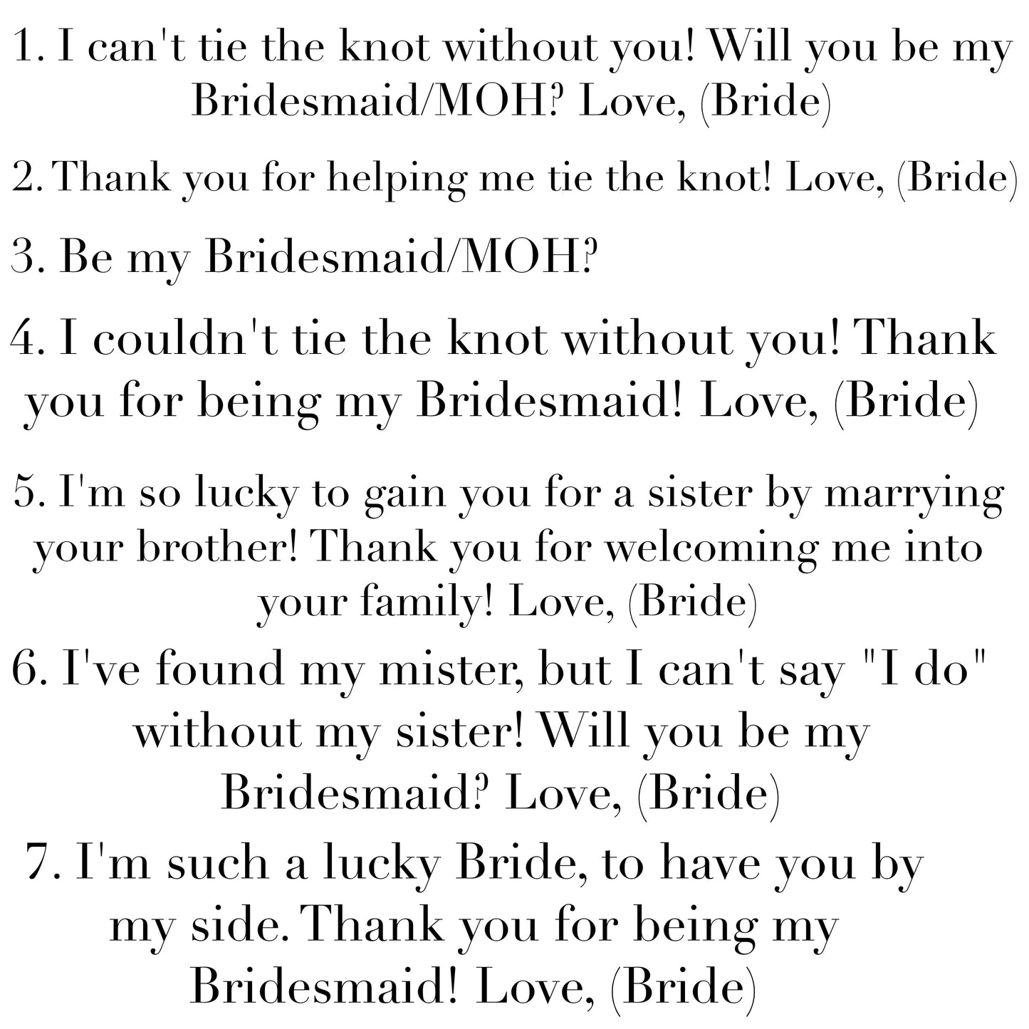 Bridesmaid Knot Bangle & Heart Card