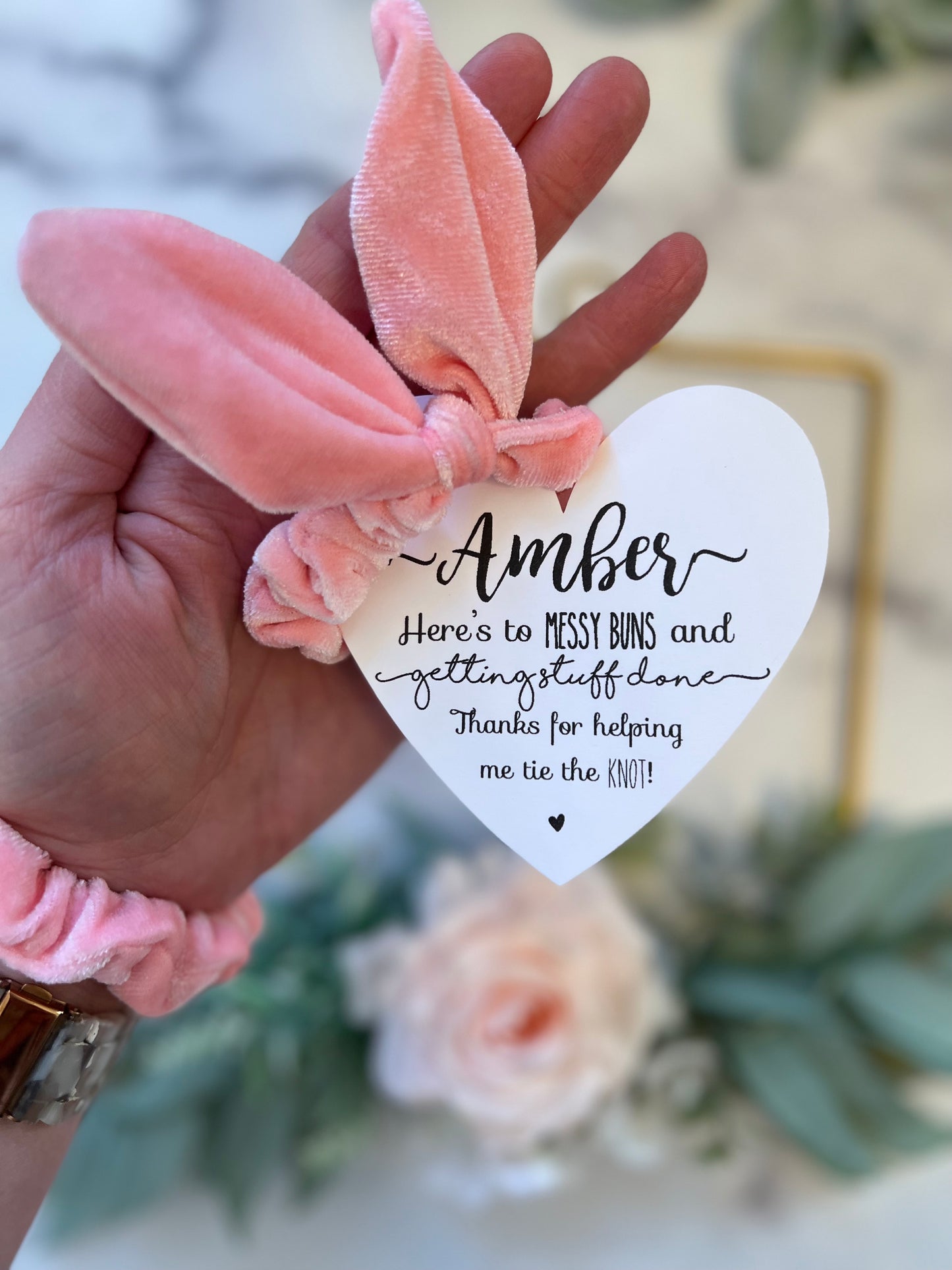 Hair Tie Thank You Gift