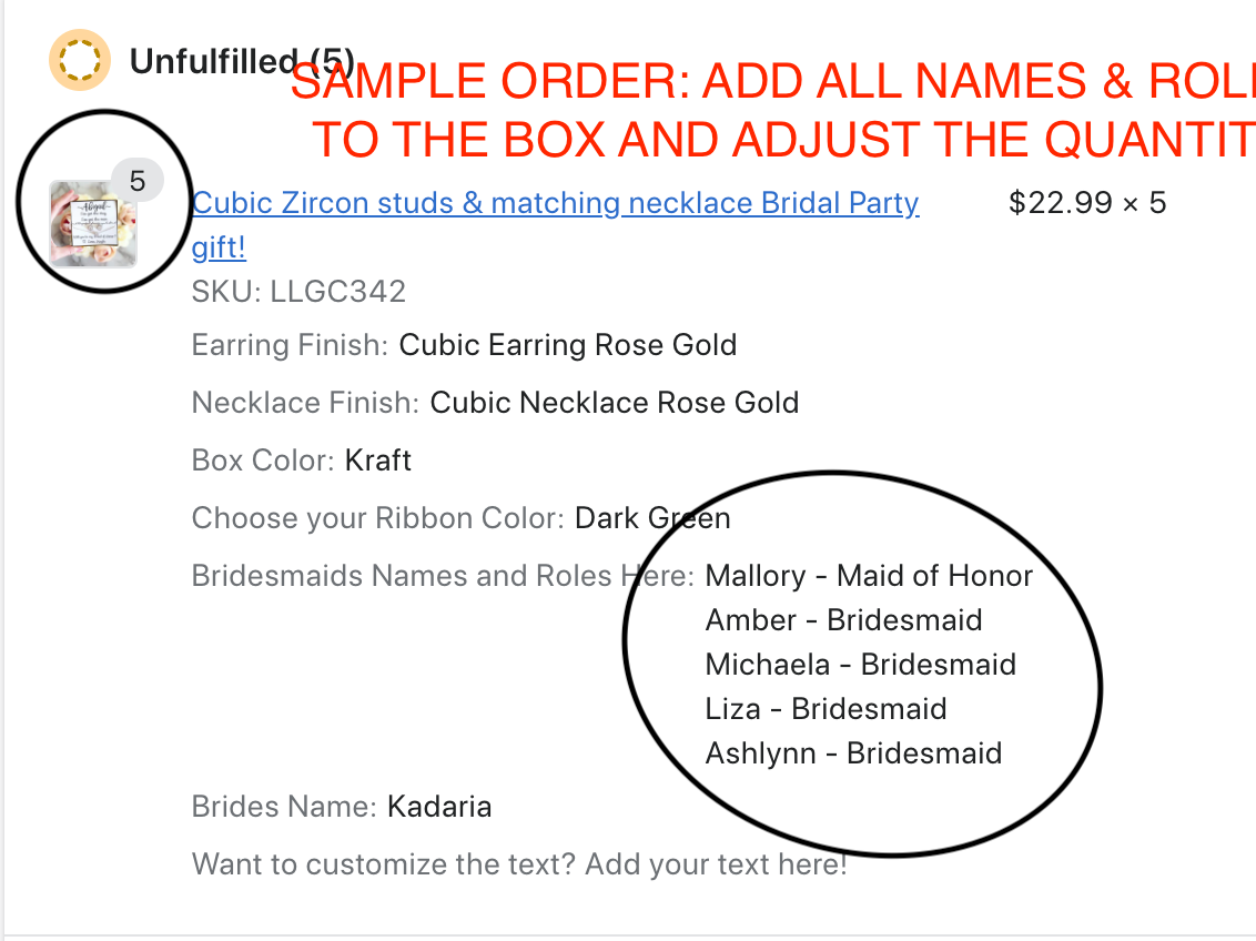 Cubic Zircon studs & Matching Necklace Bridal Party Gift
