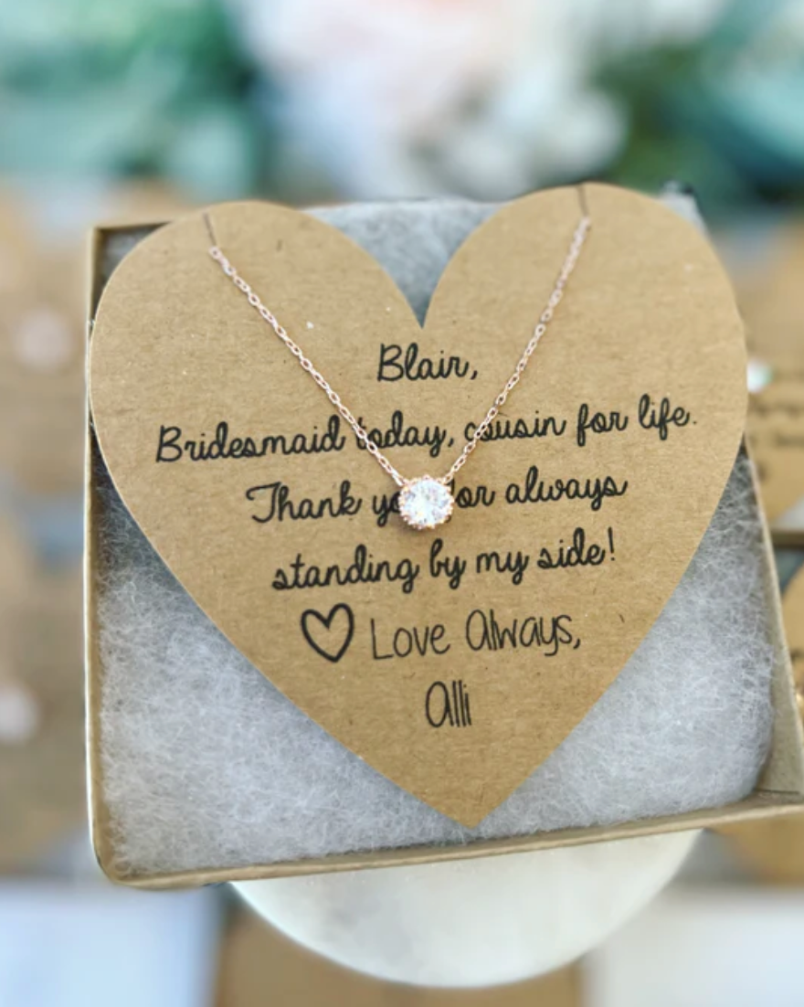 Bridesmaid Today, Friend for Life Bridesmaid Necklace