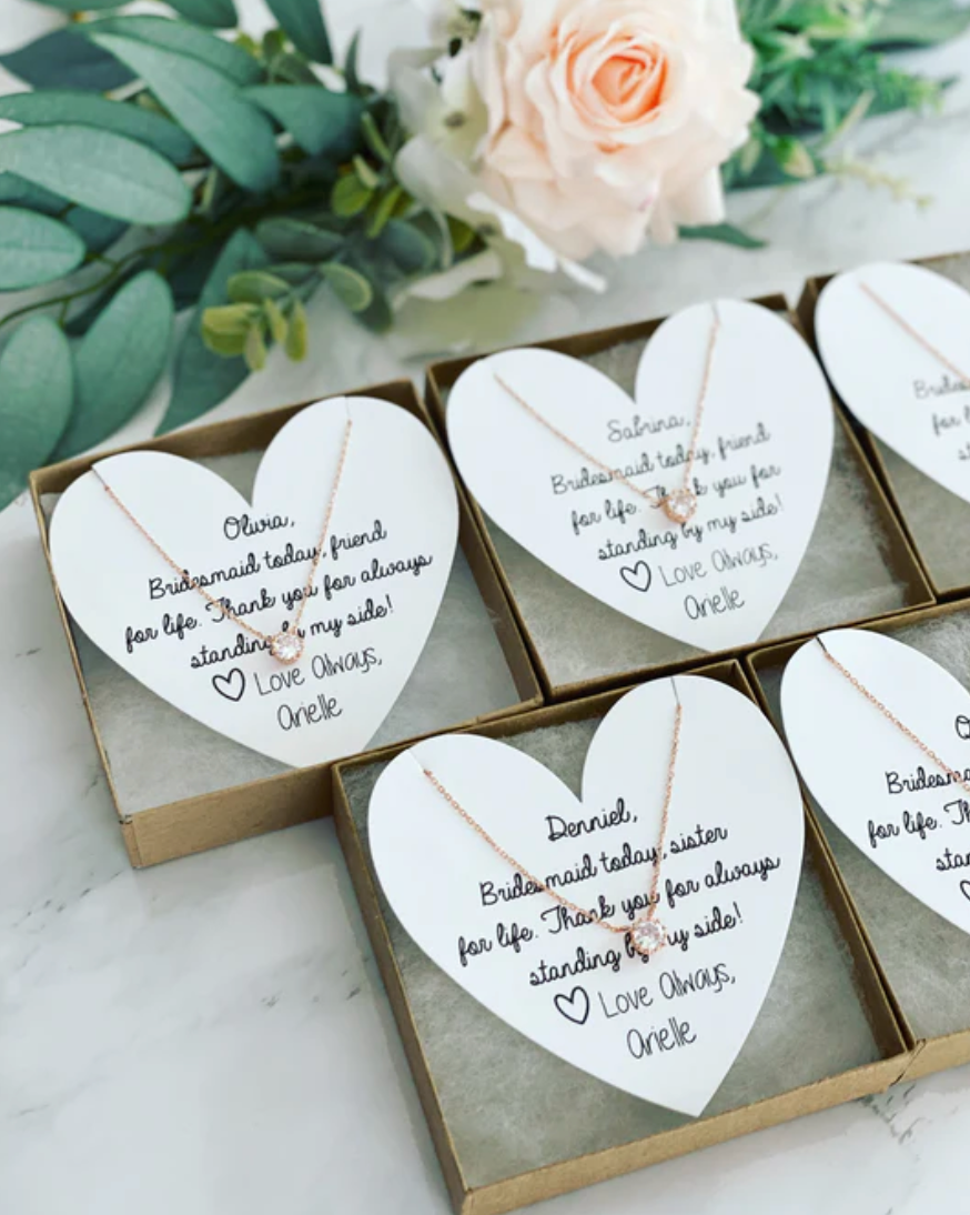 Bridesmaid Today, Friend for Life Bridesmaid Necklace