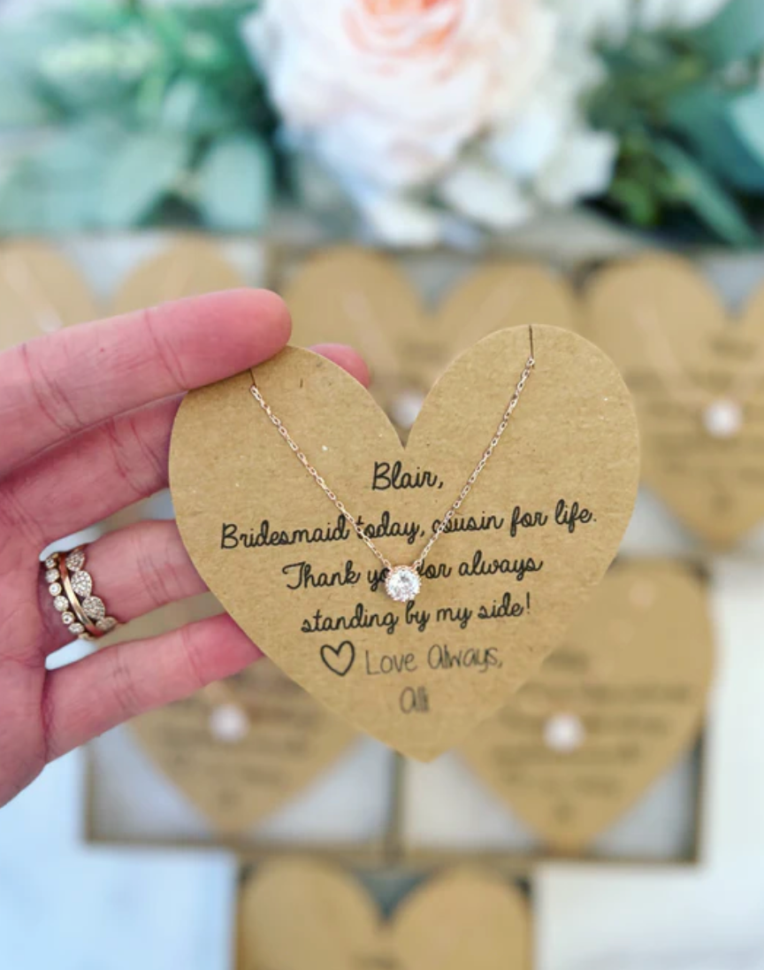 Bridesmaid Today, Friend for Life Bridesmaid Necklace