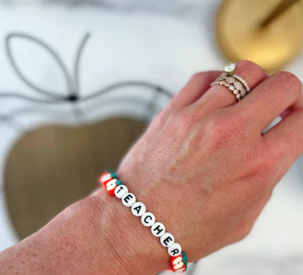 Rock Star Teacher Appreciation Bracelet