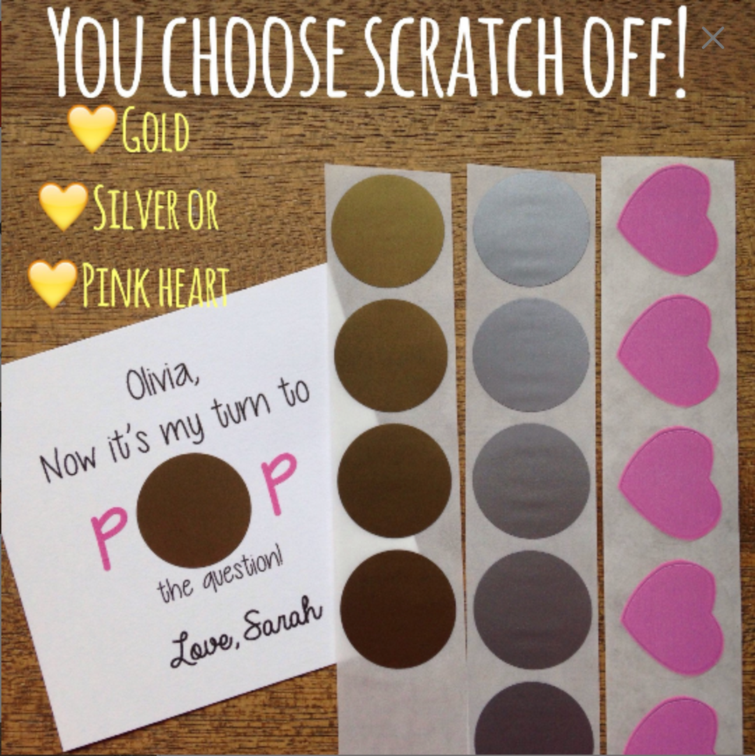 Will You Be My Bridesmaid Scratch Off Cards!