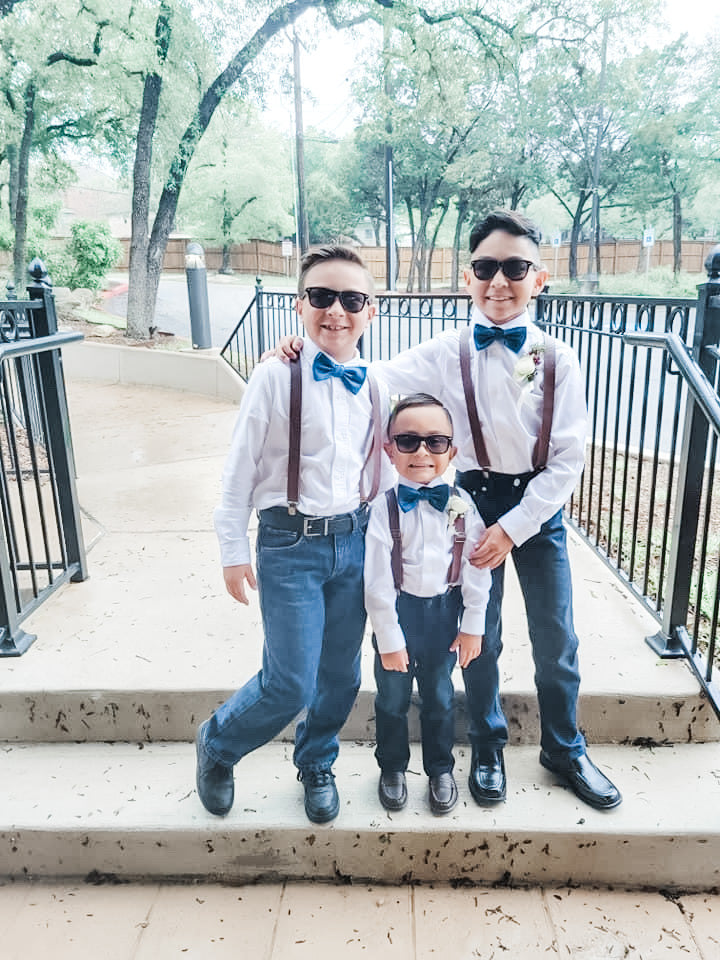 Ring Bearer Box with Sunglasses