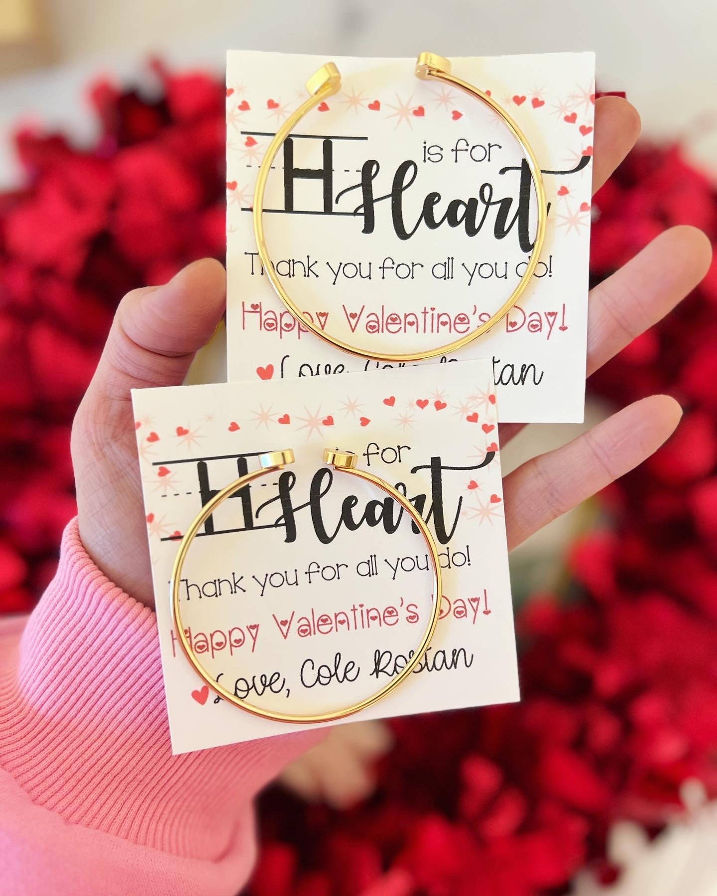 H is for Heart! Teacher Valentine's Day gift!