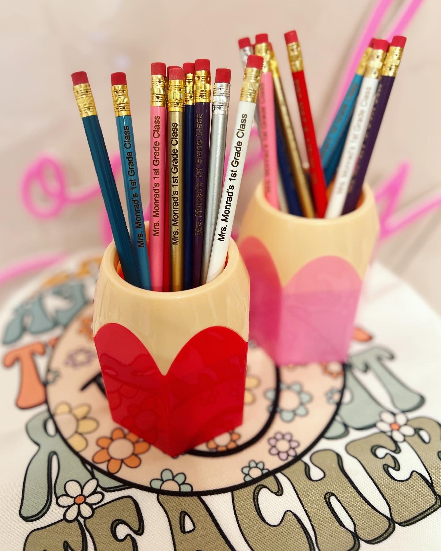 Pencil Pouch, Teacher Gift, Teacher Pencil Pouch, Teacher Pencil