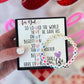 Bible Verse Kids or Adult Valentine Bracelet