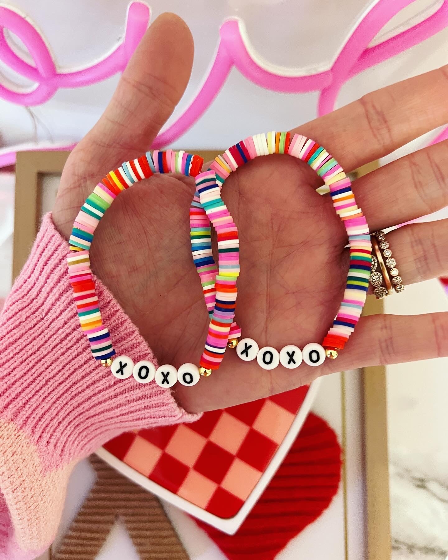 XOXO Teacher Valentine's day bracelet!