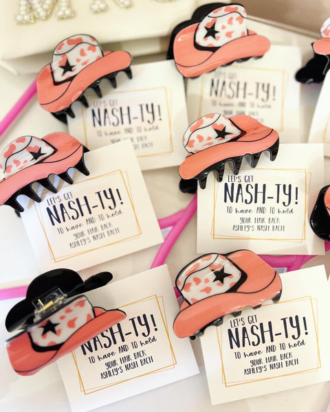 Bachelorette party gift, Nashville bridesmaid gift, Cowgirl