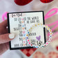 Bible Verse Kids or Adult Valentine Bracelet