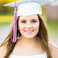Senior Year High School CZ Circle Necklace gift for daughter or friend, Non-Tarnish, hypoallergenic, card, box + ribbon included!