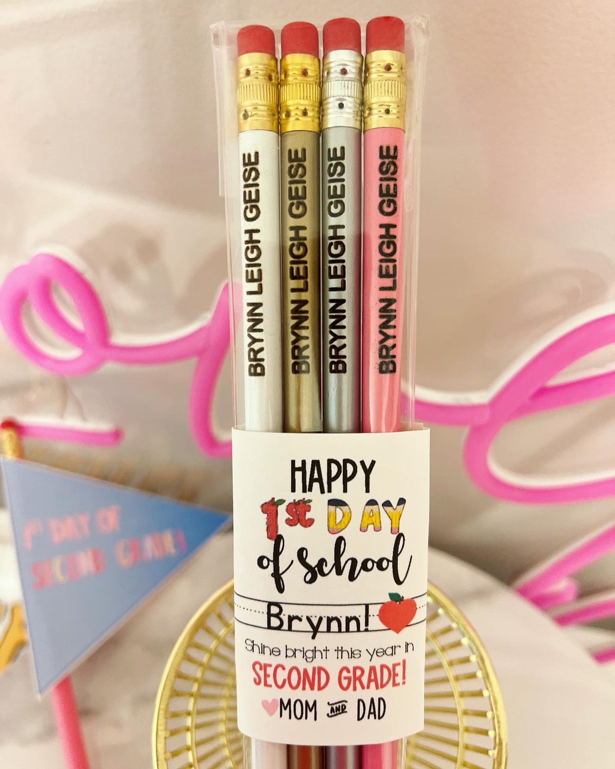 Engraved Pencils Back to School gift! Child's Name personalized! – Love ...