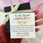 Best Friend Necklace! Triple hoop infinity necklace, card, box + ribbon included! Friends Forever, Christmas gift!