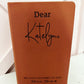 My Love Letters To You- Personalized Engraved Notebook Journal