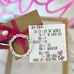 Bible Verse Kids or Adult Valentine Bracelet