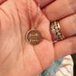 Faith Over Fear Gold stainless steel, non-tarnish necklace with card, box & ribbon included!