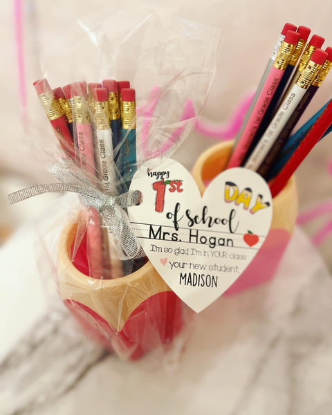 Back to School SCIENCE PENCILS WHITE Set Scientific Purposes Stationery  Lover Gift for Her Graduation Thank You Teacher Nerd Fathers Day 
