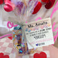 Valentine's Day Engraved Personalized Whiteboard Eraser with card + Marker & Giftwrap!