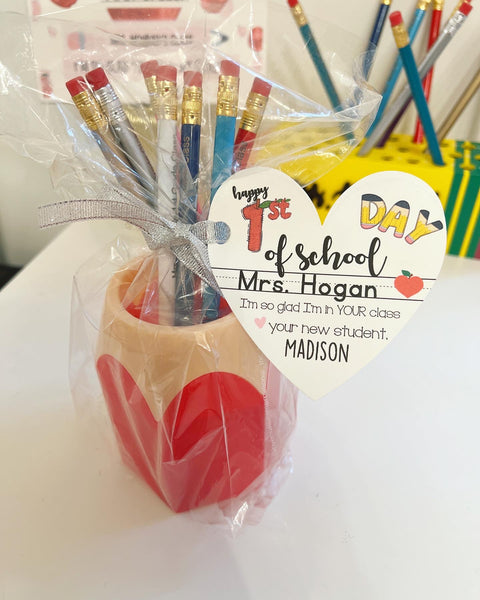 24 Happy Birthday From Your Teacher Yellow School Teacher Reward Pencils Primary Teaching Services