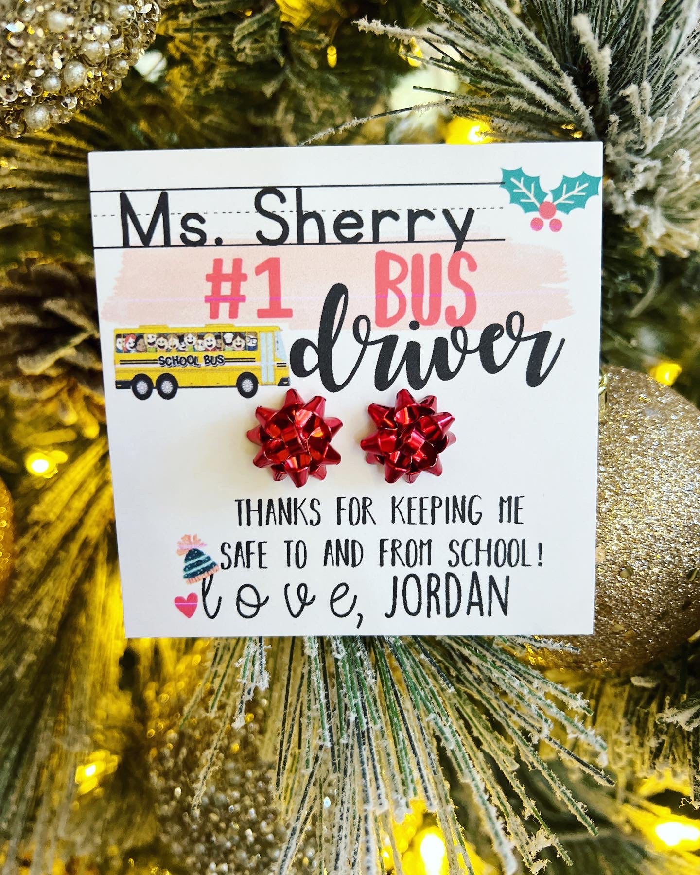 bus-driver-holiday-christmas-gift-thanks-for-keeping-us-safe-christm-love-leigh-gift-co for Free Printable Bus Driver Christmas Card Bus Driver Holiday Christmas gift, Thanks for keeping us safe, Christm – Love Leigh Gift Co. for Free Printable Bus Driver Christmas Card