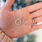 Senior Year High School CZ Circle Necklace gift for daughter or friend, Non-Tarnish, hypoallergenic, card, box + ribbon included!